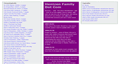 Desktop Screenshot of hentzenfamily.com